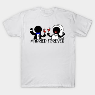 Wedding day - married forever T-Shirt